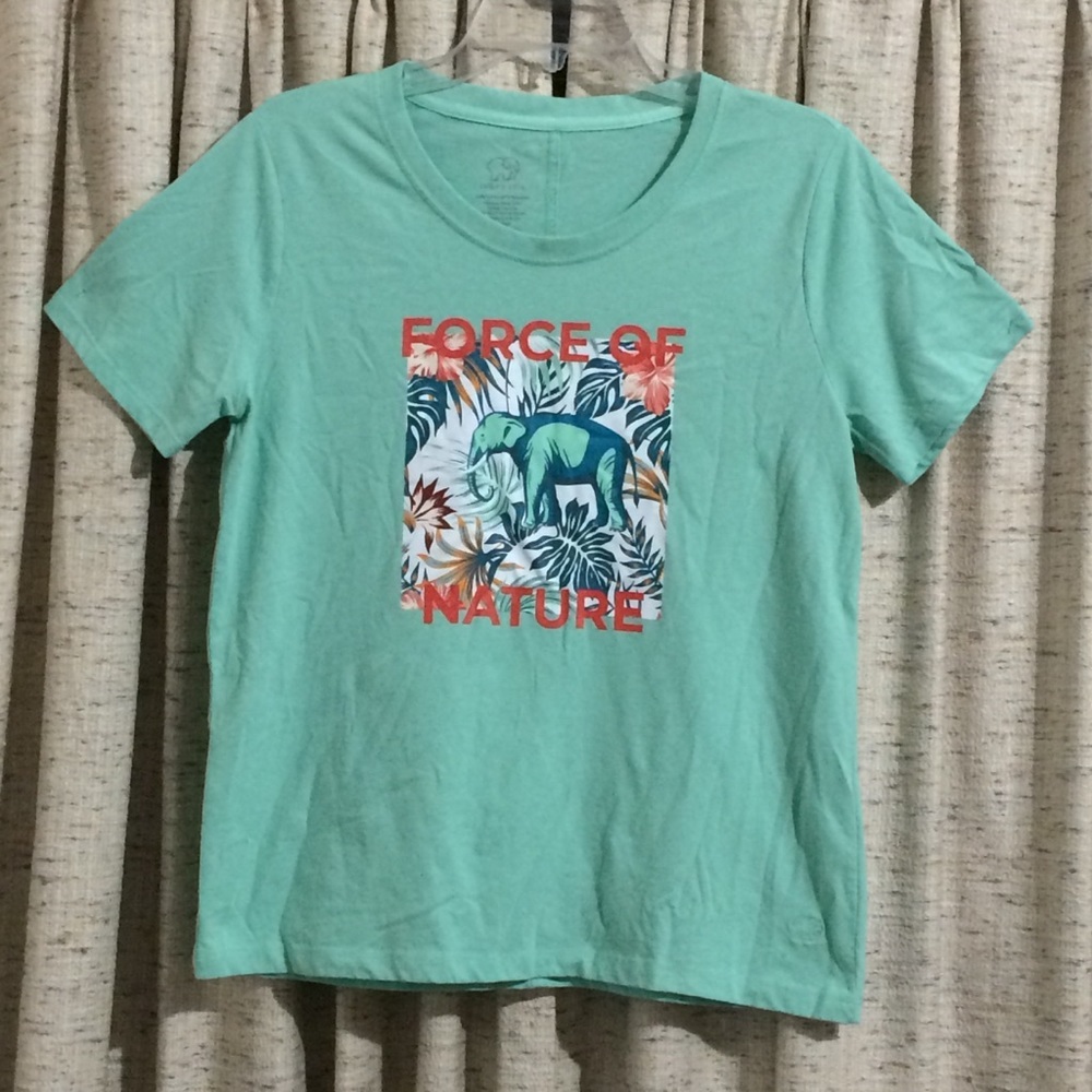 Ivory Ella Force Of Nature Elephant Graphic Tee
